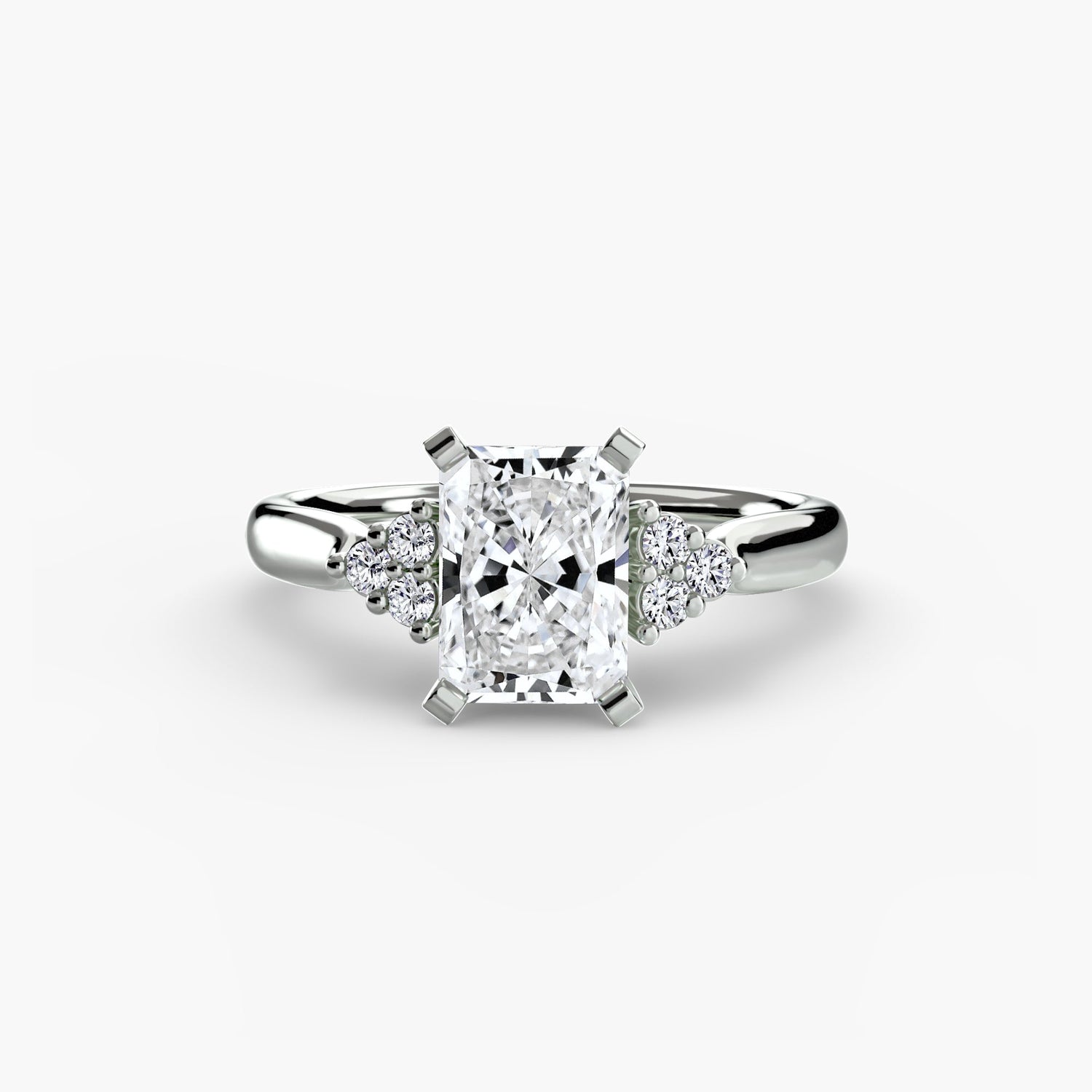 Rayonnant Pierre Précieuse Setting carats – vue alternative
