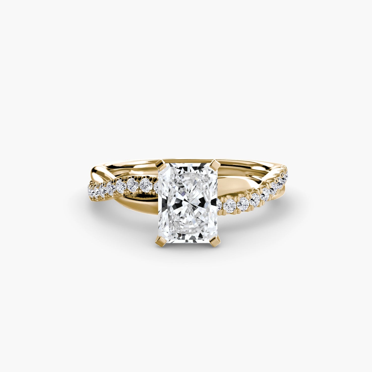 Émeraude Fine Setting carats Gold – vue arrière