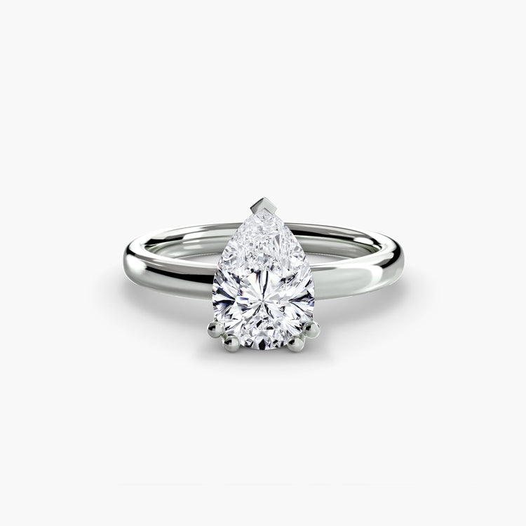 Brillant Pierre Précieuse Setting carats – vue de dessus