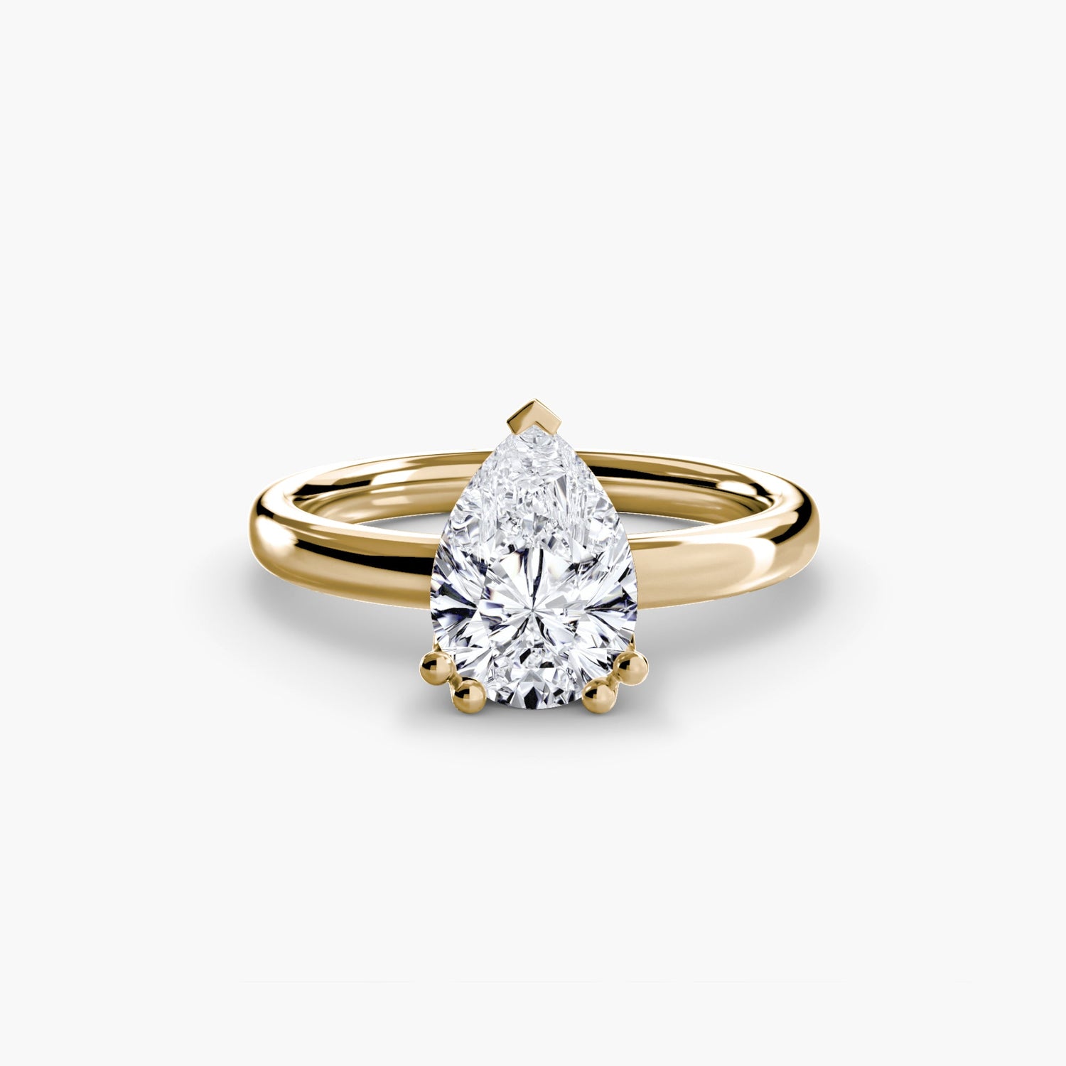 Pierre Précieuse Setting carats Gold – vue de dessus