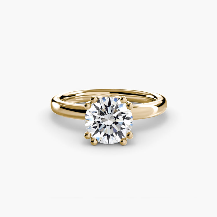 Brillant Pierre Précieuse Setting carats – vue de face