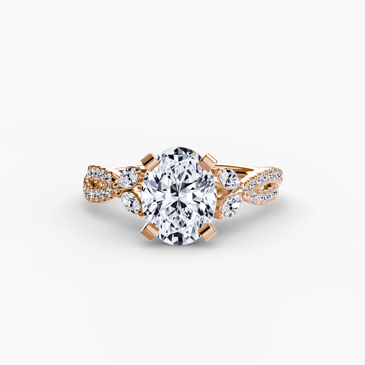 Brillant Setting 0,35-carats Gold – vue d'angle