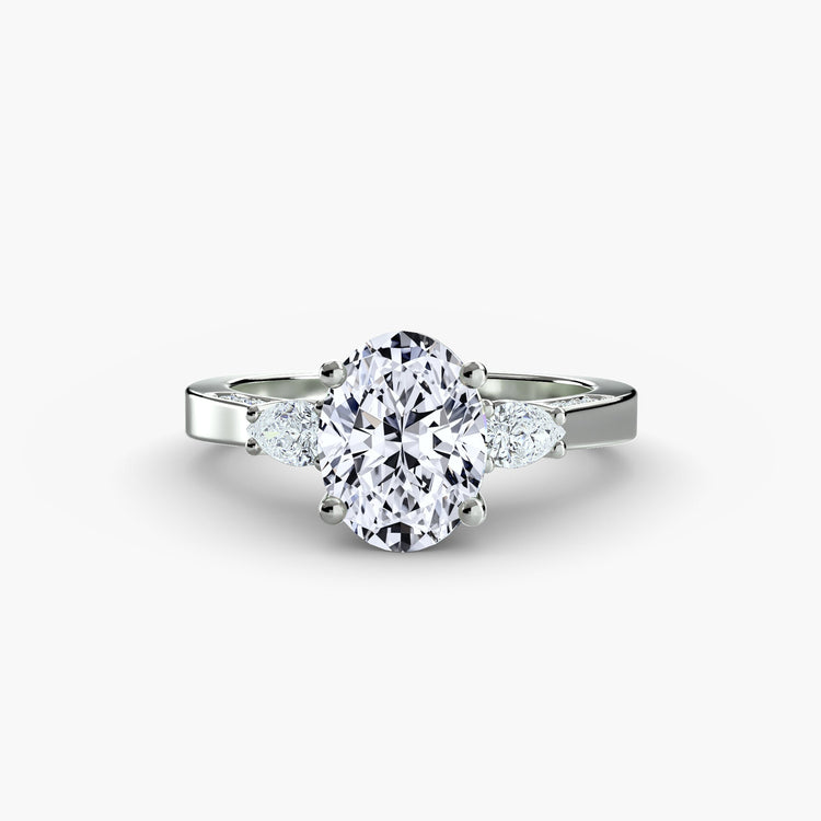 Gemme Setting carats Gold – vue de profil