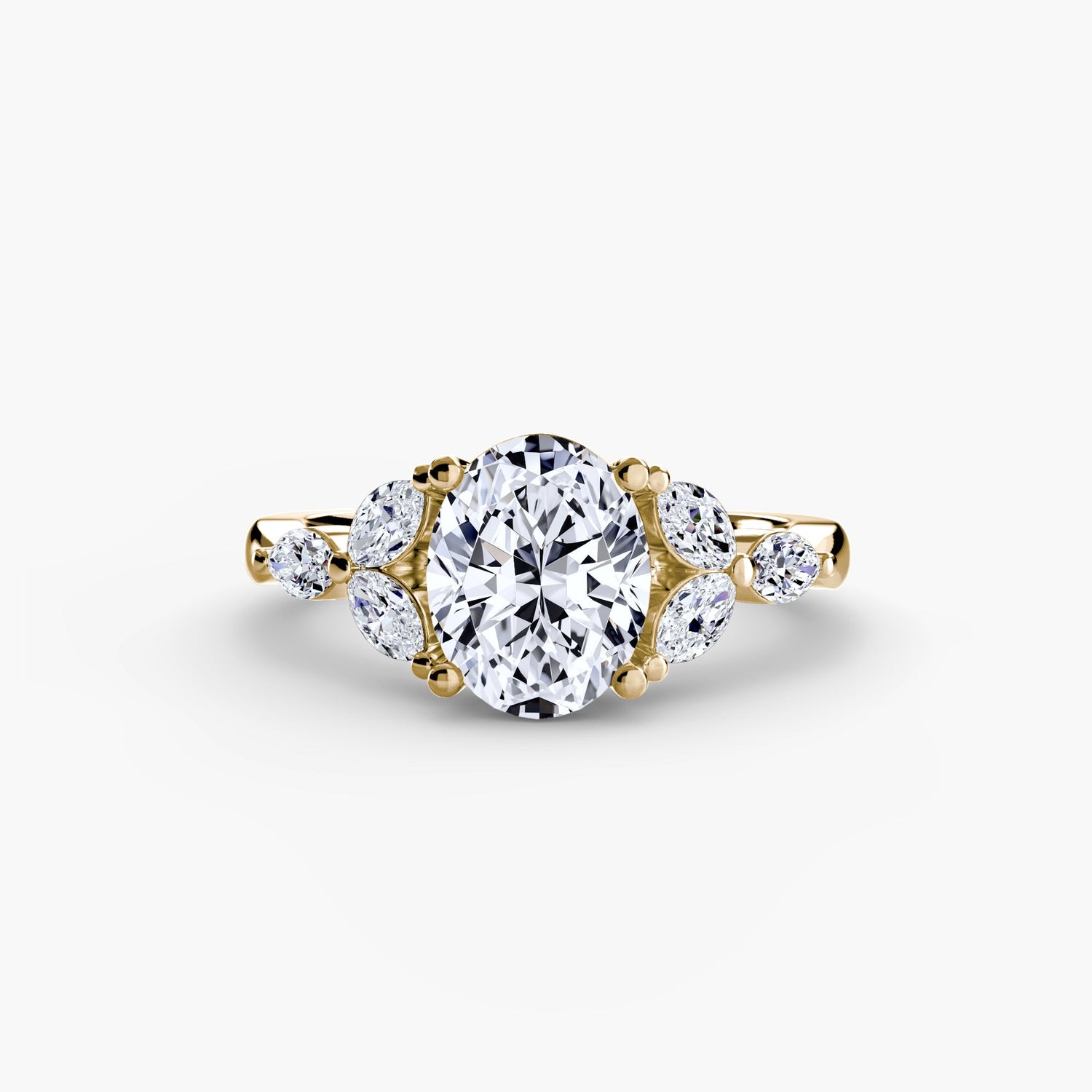 Chatoyant Gemme Setting carats – vue de dessus