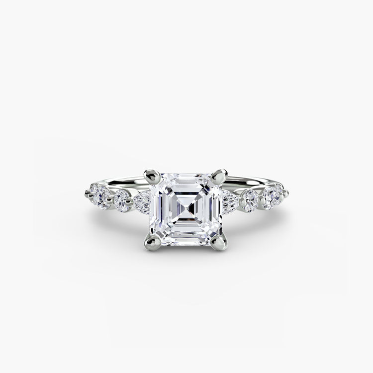Chatoyant Diamant Fin Setting 0,35 carats – gros plan