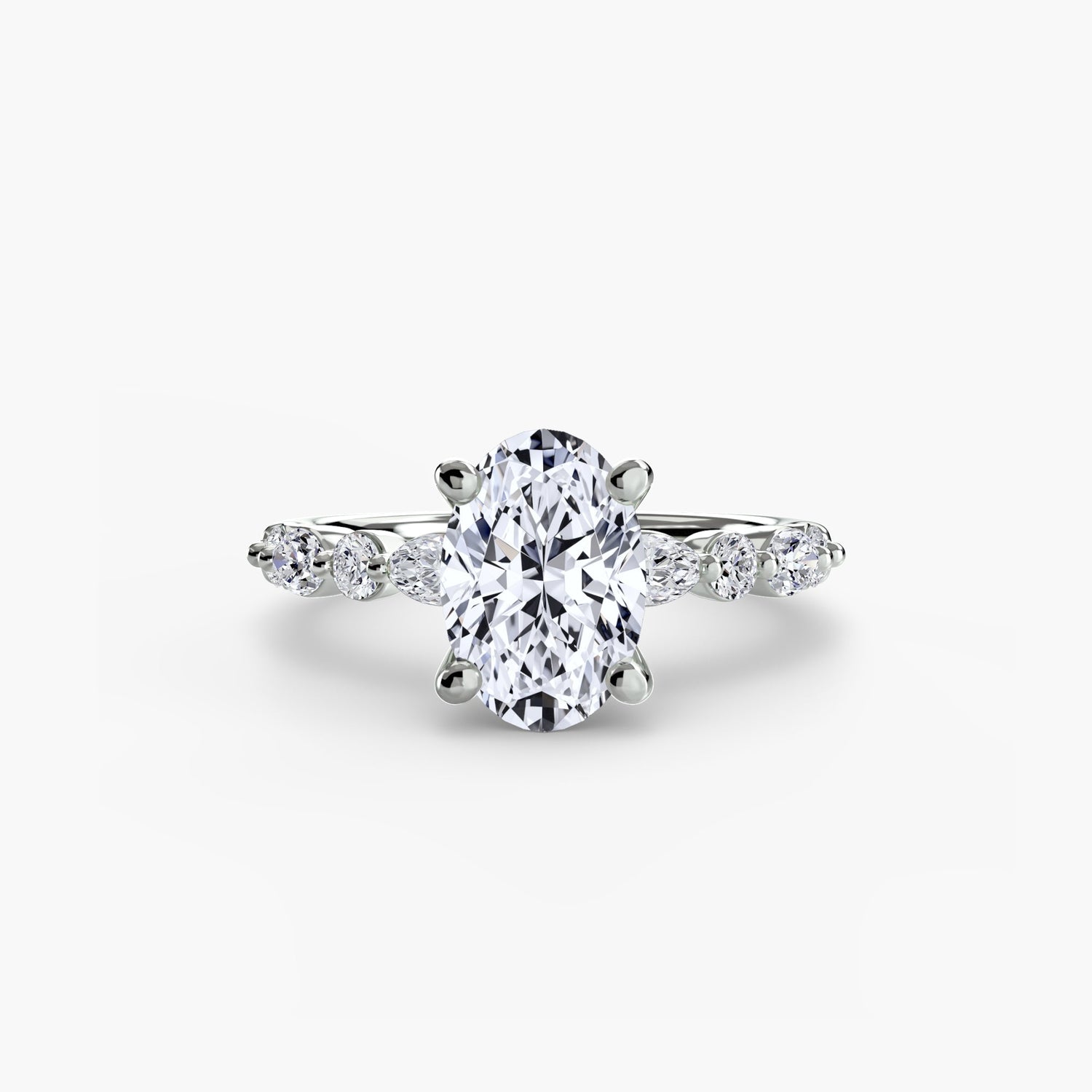 Diamant Fin Setting – vue de profil