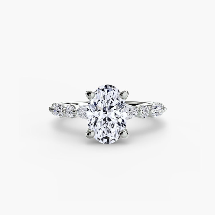 Diamant Fin Setting – vue de profil