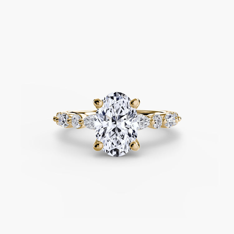 Diamant Fin Setting 0,35-carats Gold – vue de profil