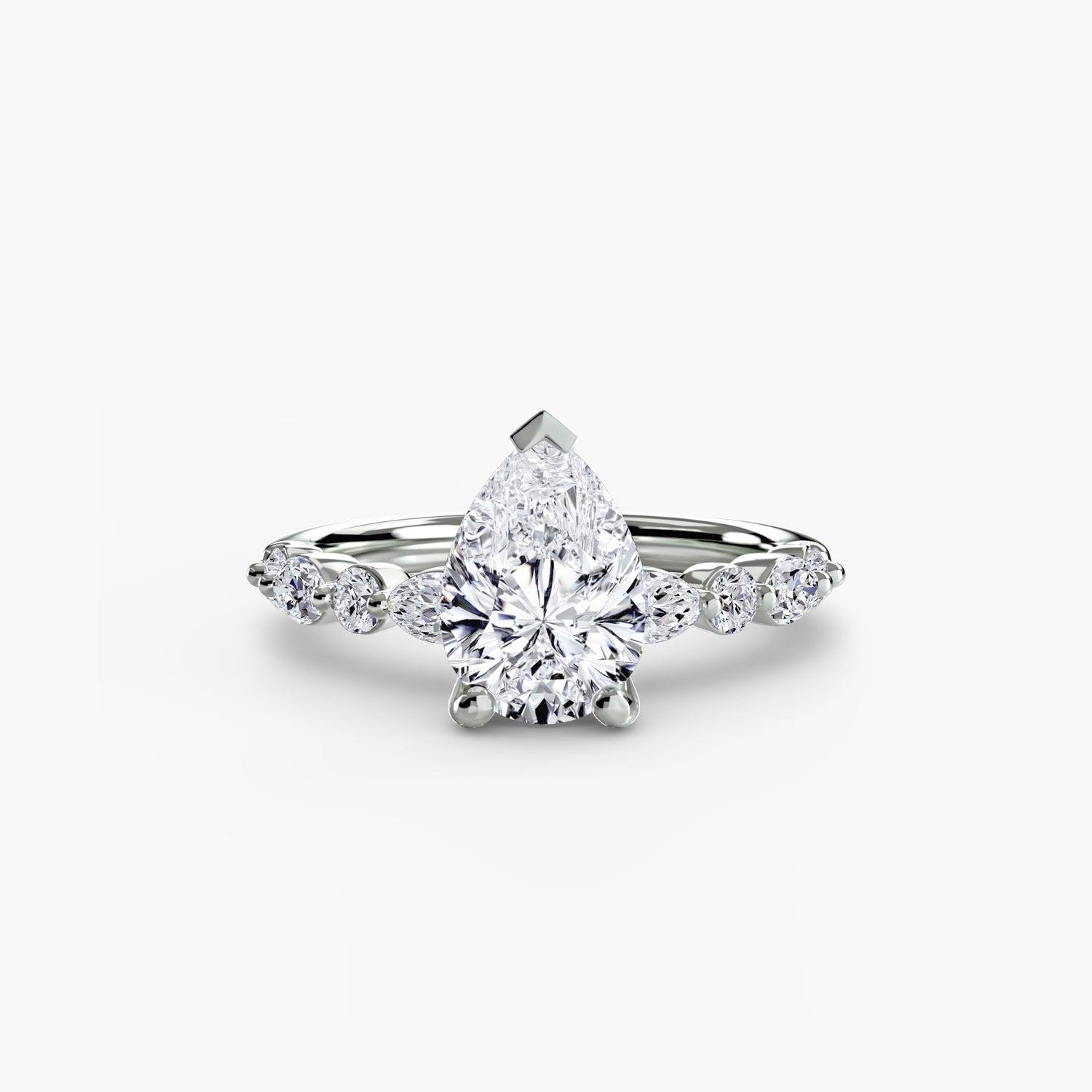 Chatoyant Setting 0,35 carats – vue de dessus