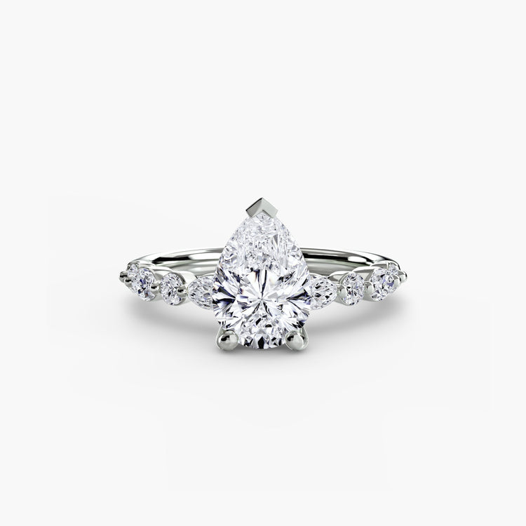 Chatoyant Setting 0,35 carats – vue de dessus