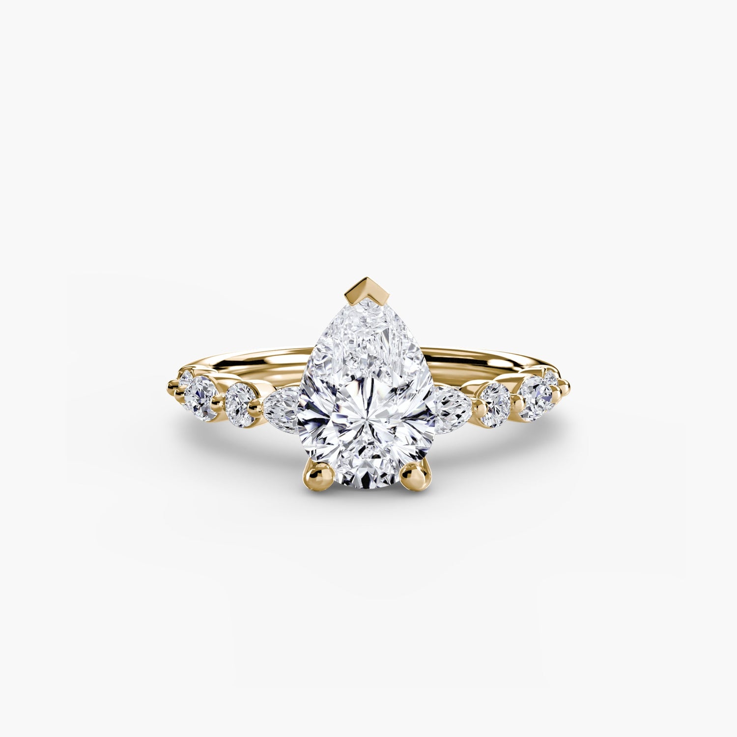 Chatoyant Setting 0,35 carats – vue de dessus