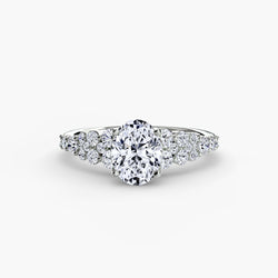 Taille Ronde Pierre Précieuse Setting – carats en Gold