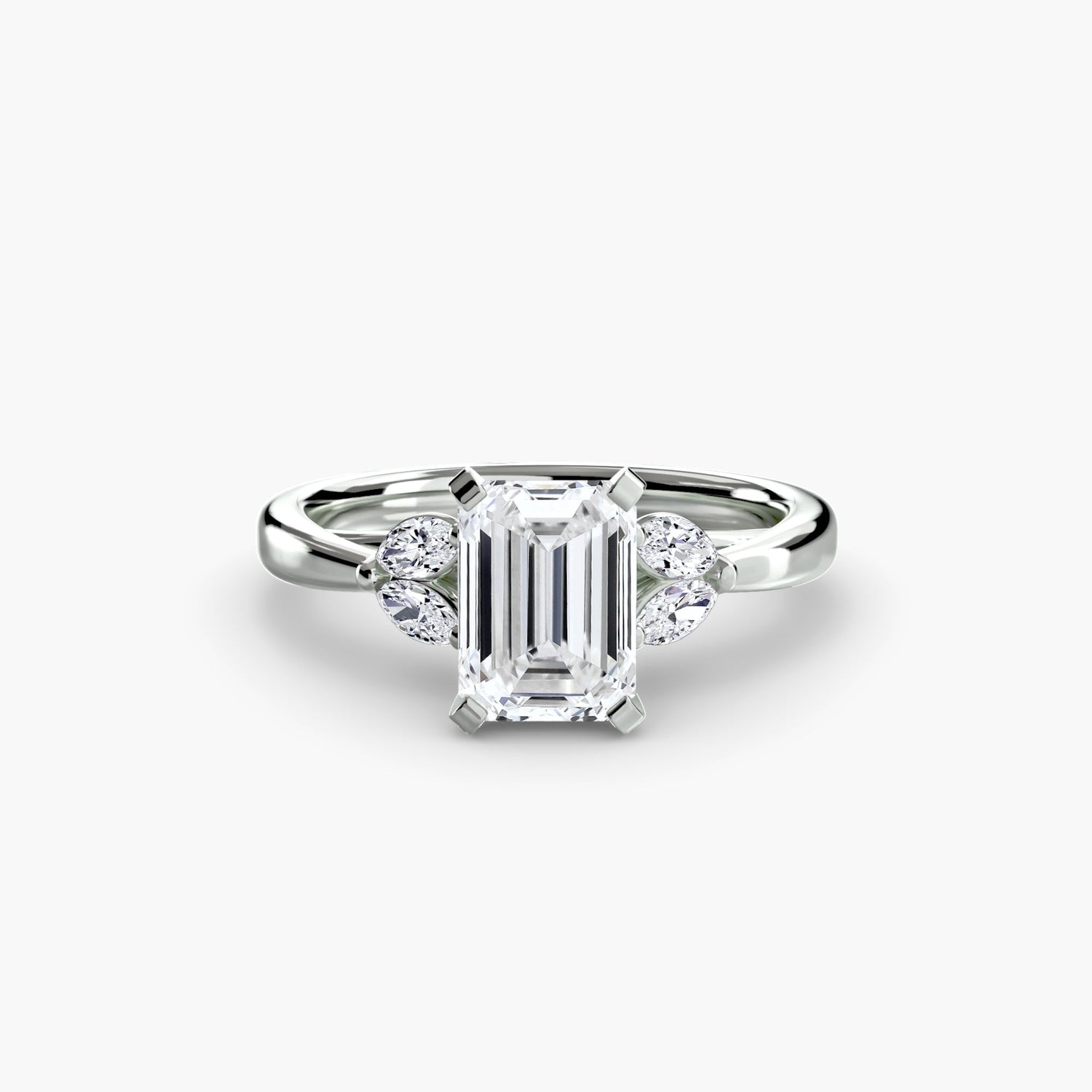 Pierre Précieuse Taille Brillant Setting en Gold – vue arrière