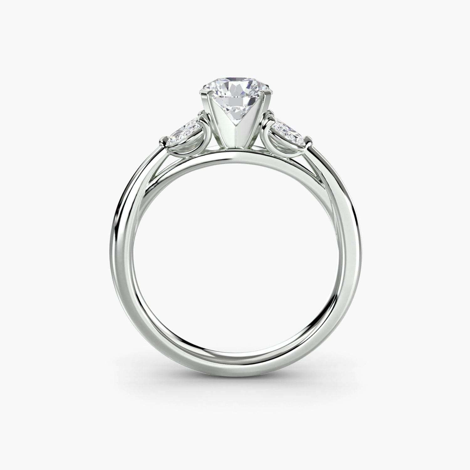 Pierre Précieuse Setting -carats Gold – vue de face
