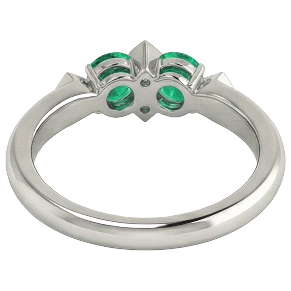 Élégant Bague Pierre Précieuse 1 carats – vue arrière