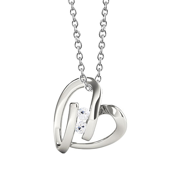 Signature Collier Pendentif 1 carats – vue principale