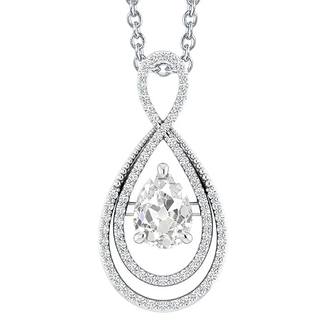 Brillant Pendentif Goutte 1,50 carats – vue principale