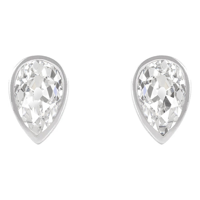 Brillant Diamant Puces d'Oreilles 2 carats – vue principale