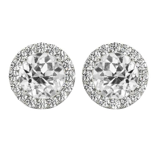 Signature Diamant Bague Sertie Halo 6,50 carats – vue principale
