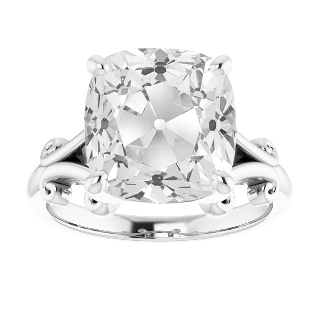 De luxe Diamant Solitaire de Fiançailles 5 carats – vue principale