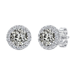 Fait à la main Puces d'Oreilles – Diamant Fin 4 carats