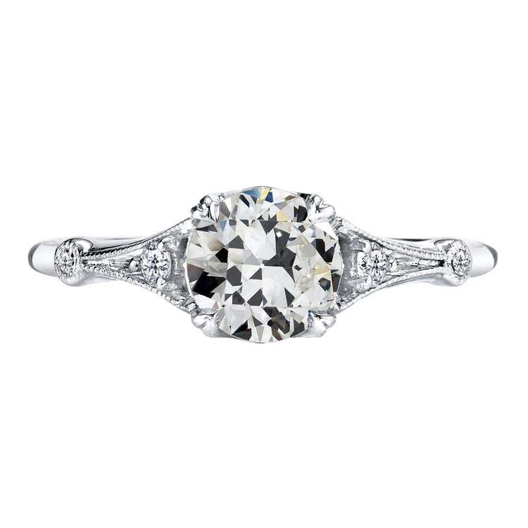 Fait à la main Bague de Fiançailles 2 carats – vue principale