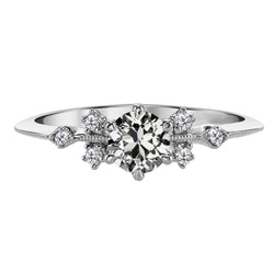 Fin Bague de Demande avec Brillant Bague Anniversaire – 2 carats