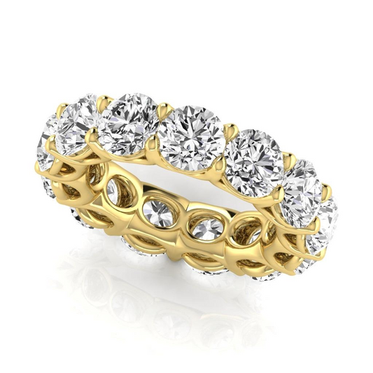 Haut de gamme Brillant Eternity Band 9,75 carats – vue de face