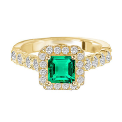 Émeraude Fine Certifié GIA Bague Pierre Précieuse – 2,50 carats