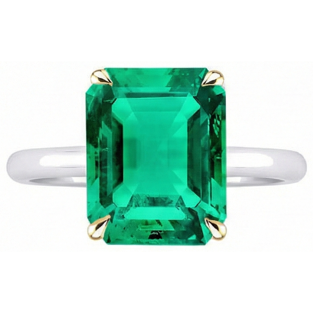 Intemporel Bague Pierre de Couleur 4 carats – vue de face