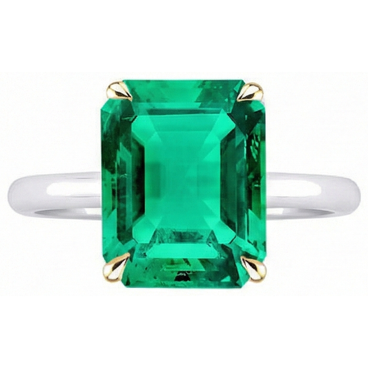 Intemporel Bague Pierre de Couleur 4 carats – vue de face