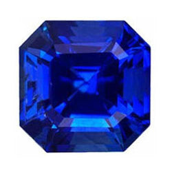 Tanzanite Bleue taille Taille Asscher Loose Sapphires Natural 7