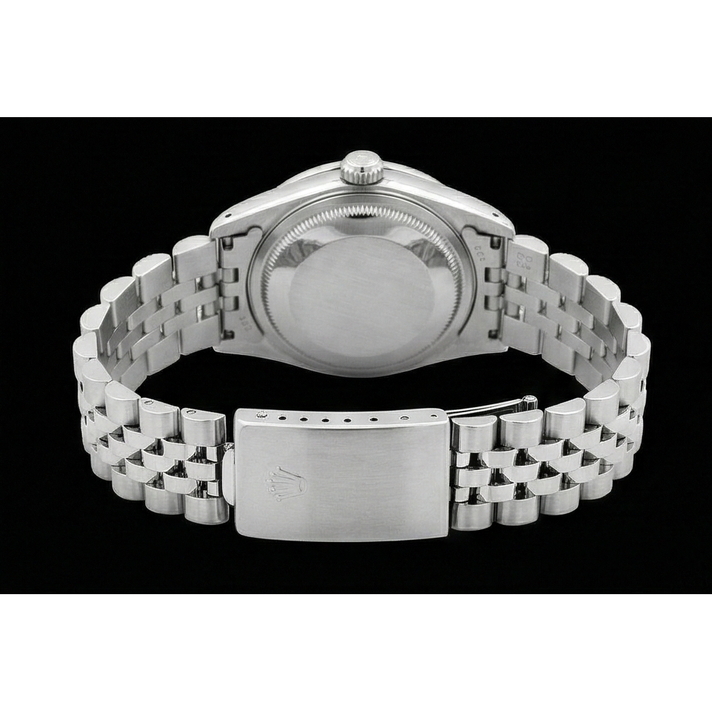 acier inoxydable Date juste cadran bâton de champagne Rolex montre femme jubilé