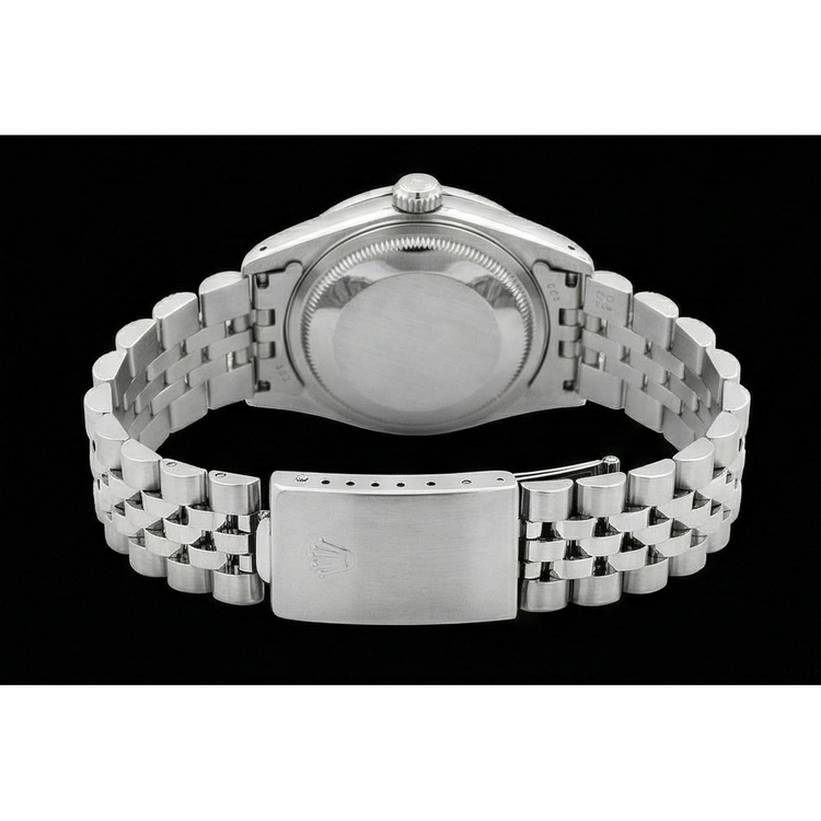 acier inoxydable Date juste cadran bâton de champagne Rolex montre femme jubilé