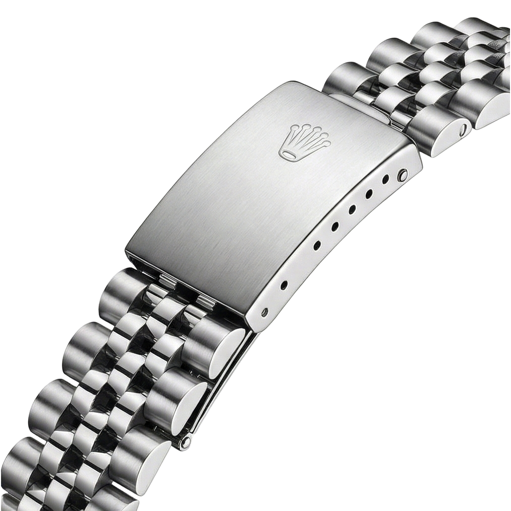 acier inoxydable Jubilé Bracelet Cadran Bâton Noir Rolex Datejust Femme Montre