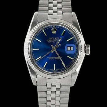 acier inoxydable Jubilé Bracelet Bleu Bâton Rolex 