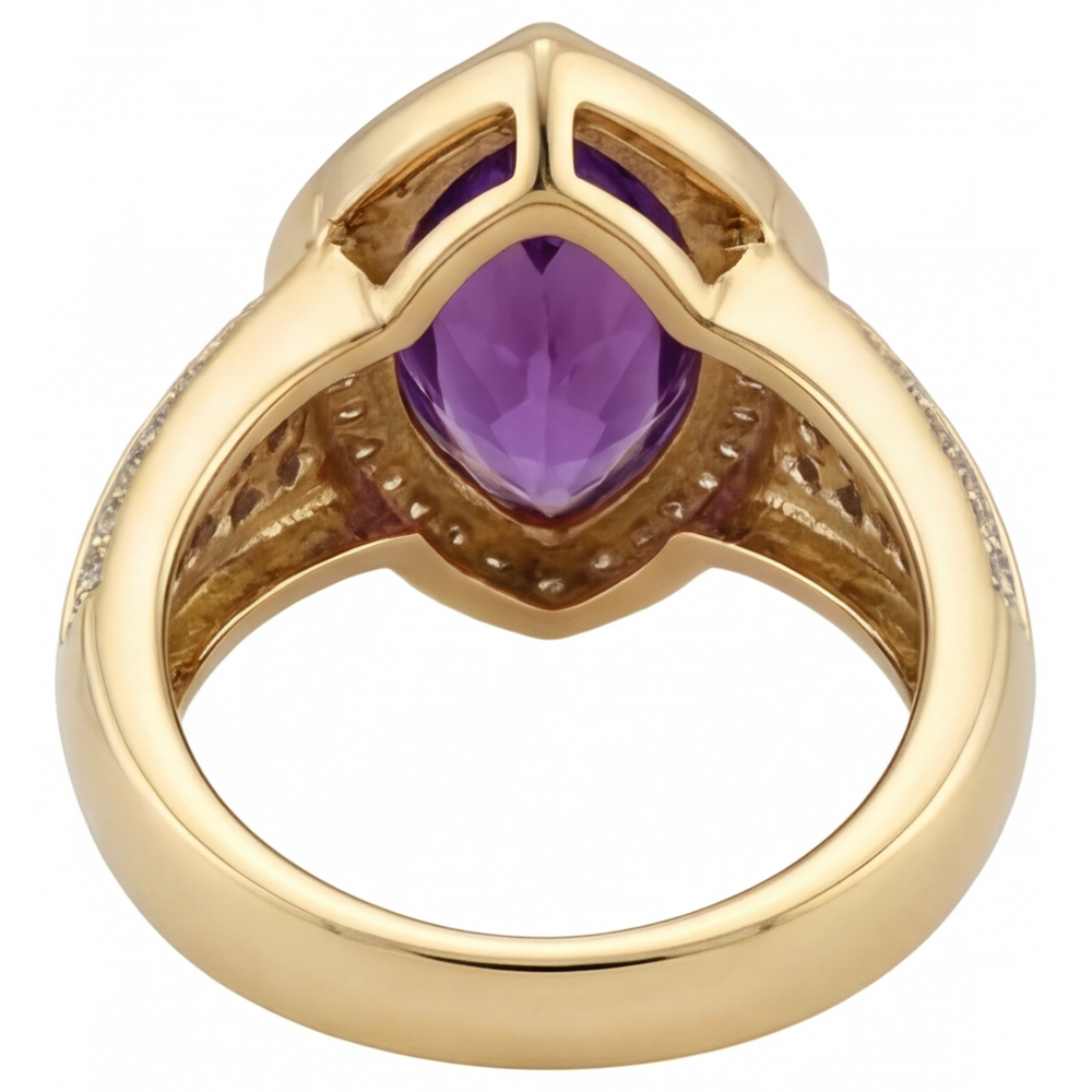 De luxe Bague avec Gemme 9,50 carats – vue de dessus