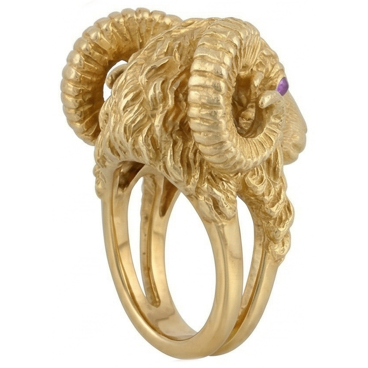 Brillant Bague avec Gemme 0,10 carats – vue d'angle