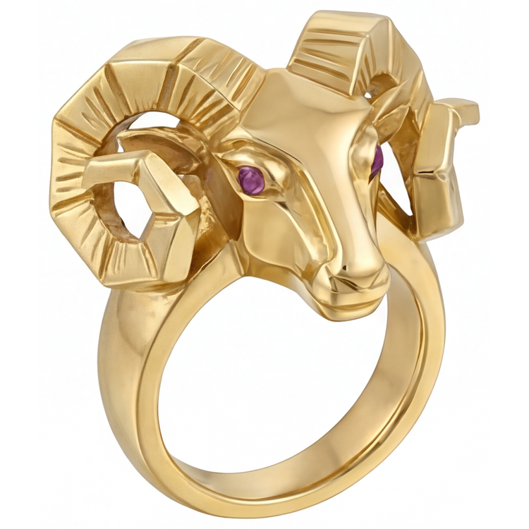 Chatoyant Améthyste Pourpre Bague Pierre Précieuse 0,10 carats – vue d'angle