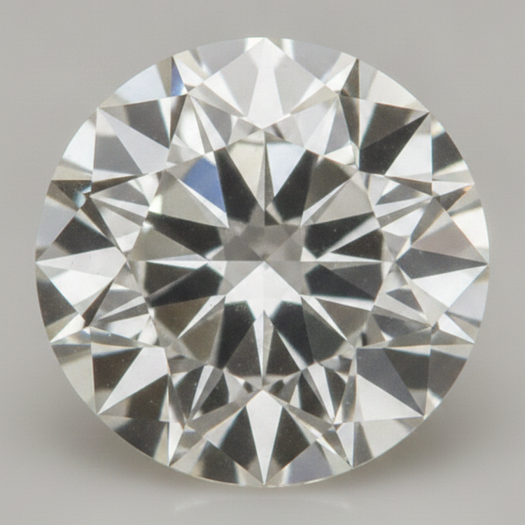Diamant Ancien de 6 Carats G VS1 en Vrac, Taille Européenne Ancienne, Rond Naturel, extrait de la terre