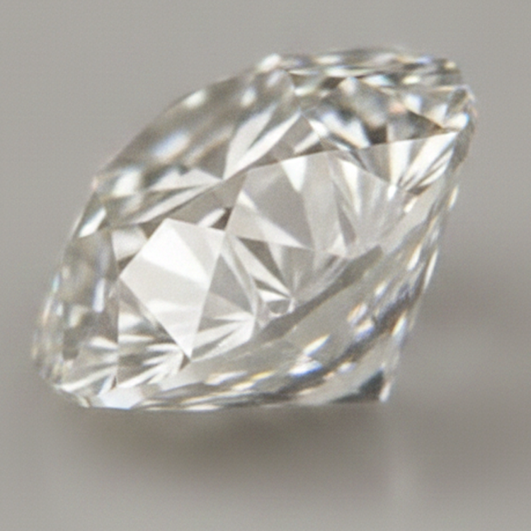 Diamant Ancien F VS1 extrait de la terre en vrac rond Taille Européenne Ancienne Naturel 9 Carats