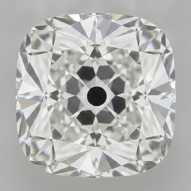 Diamant Ancien Taille Coussin extrait de la terre Naturel 5 Carats F VS1 Non Monté