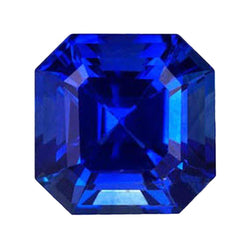 Taille Asscher Tanzanite Bleue Loose Sapphires Natural – 3
