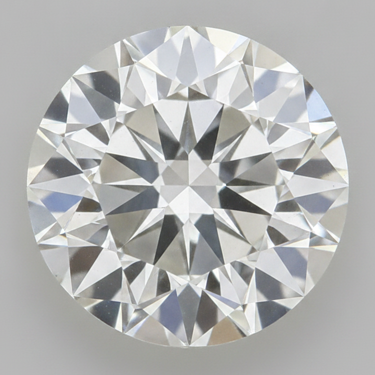 Diamant Naturel Authentique Rond Taille Européenne Ancienne extrait de la terre F VS1 4 Carats