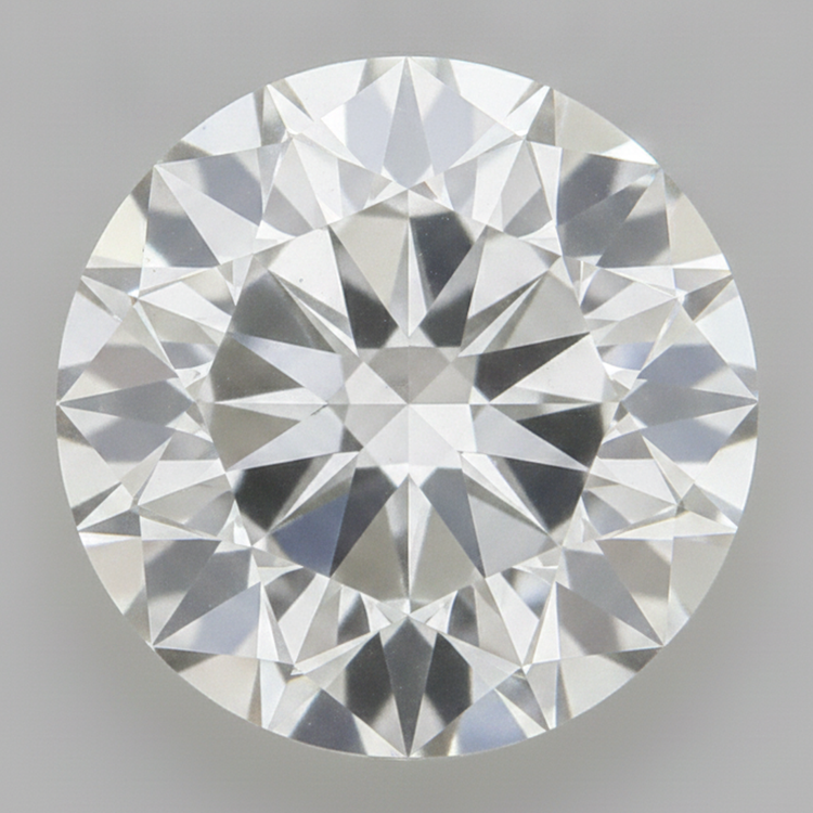 Diamant Naturel Authentique Rond Taille Européenne Ancienne extrait de la terre F VS1 4 Carats