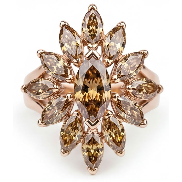 Exquis Brillant Bague 4 carats – vue principale