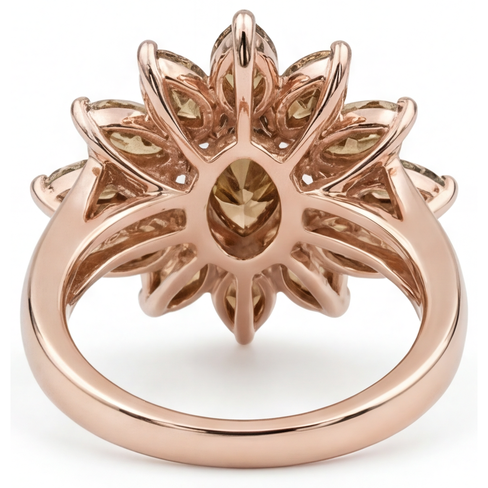 Brillant Bague – vue de profil