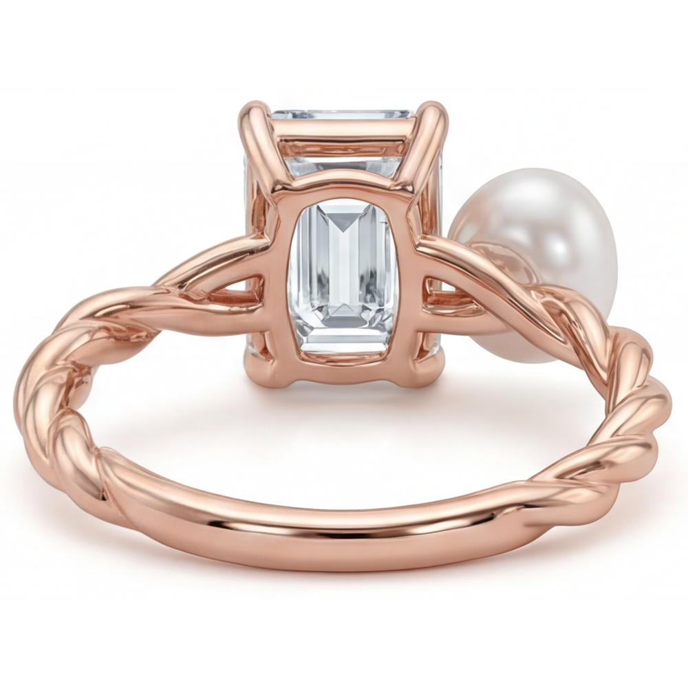 Intemporel Brillant Bague Joaillerie 1,5 carats – vue de profil