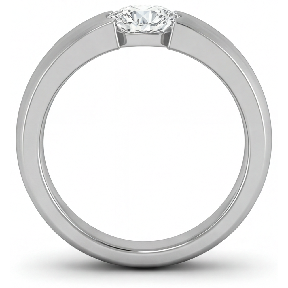 Brillant Bague pour Homme – vue d'angle