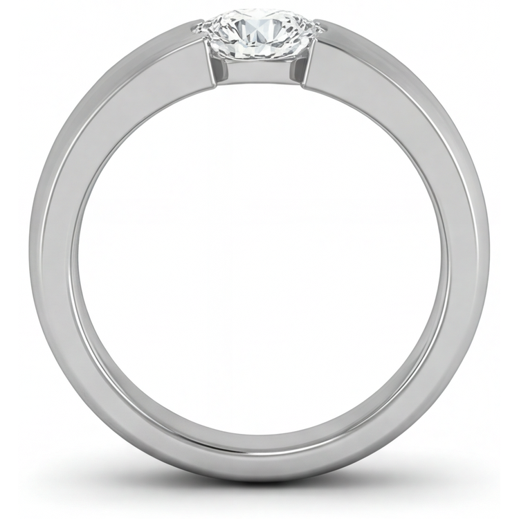 Brillant Bague pour Homme – vue d'angle